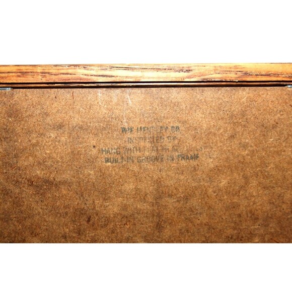 Hensley Co The Bartenders Pride A Remedy For Everything Wood Framed Glass 1980 - Picture 9 of 9